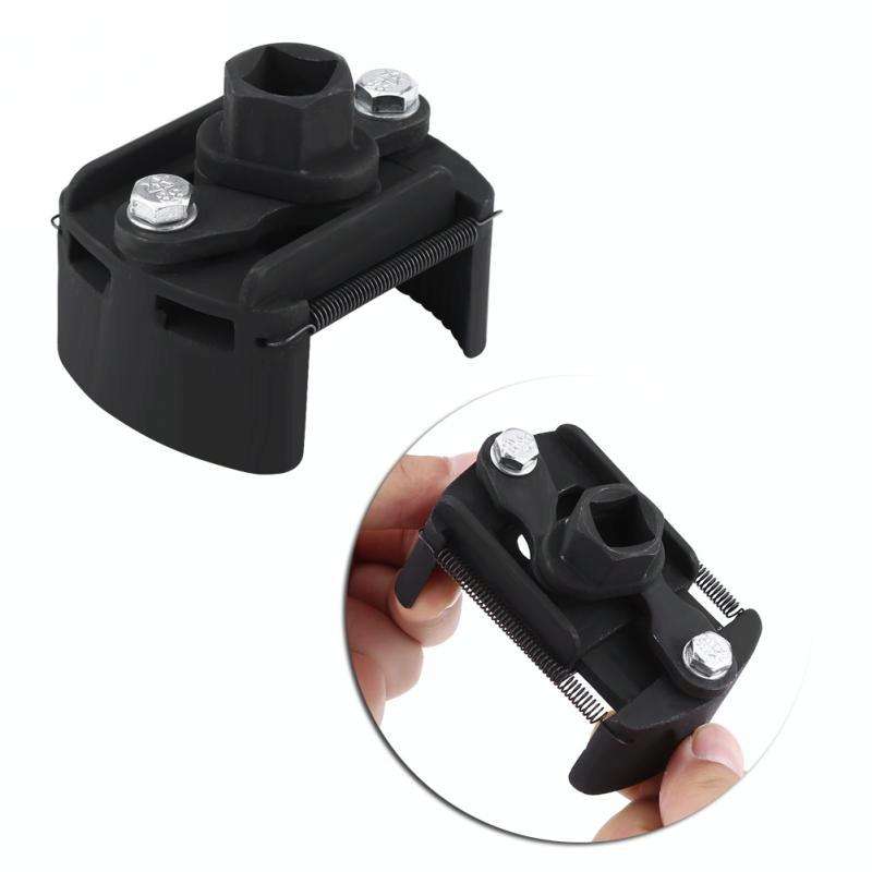 60mm-80mm Universal Cast Steel Adjustable 2 Jaw Oil Filter Wrench Fuel Remover Removal Tool Two-c...