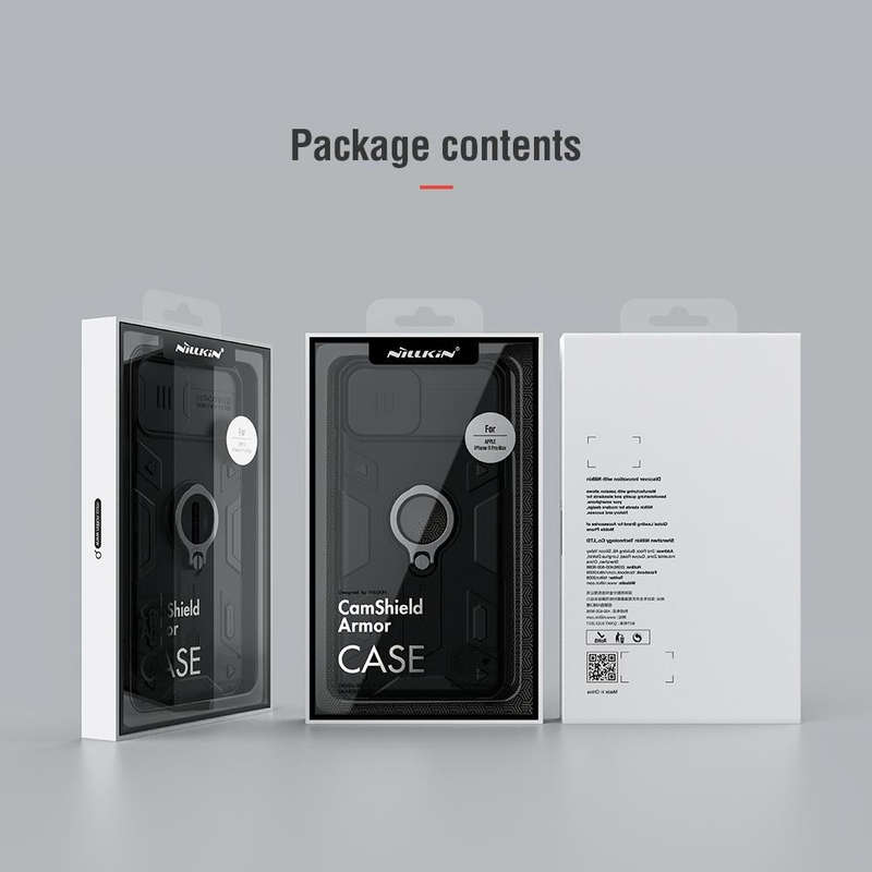 For iPhone 11 Pro Max NILLKIN Shockproof CamShield Armor Protective Case with Invisible Ring Hold...
