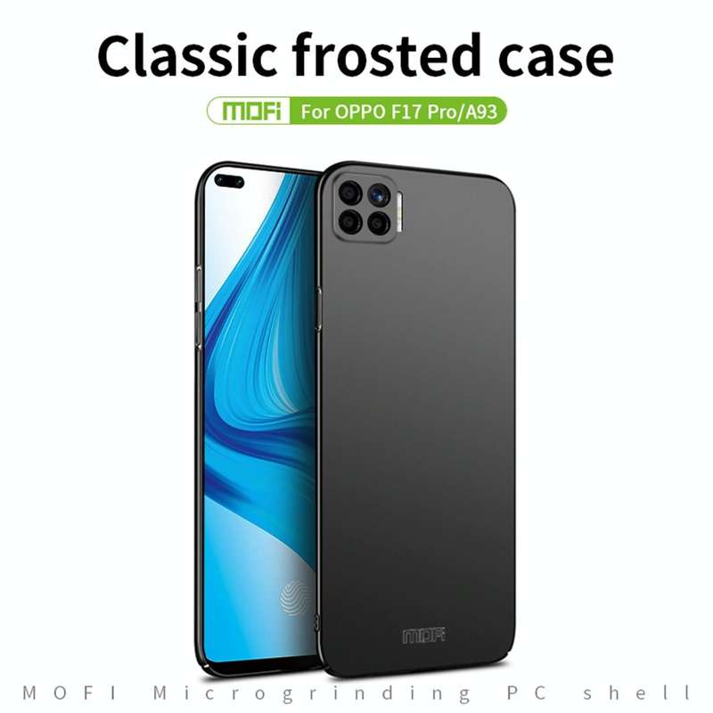 For OPPO F17 Pro / A93 MOFI Frosted PC Ultra-thin Hard Case(Gold)