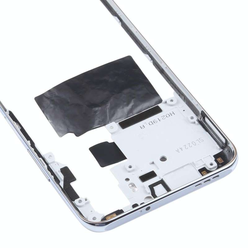 Middle Frame Bezel Plate for Xiaomi Redmi Note 10 M2101K7AI M2101K7AG(White)