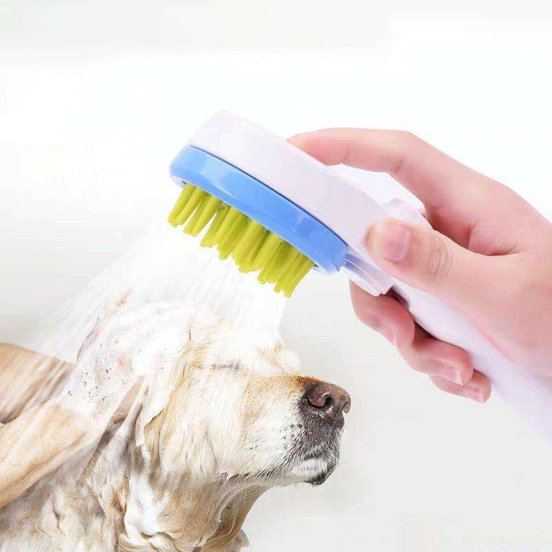 Pet Shower Nozzle Massage Shower, with Hose Universal Joint (Green)