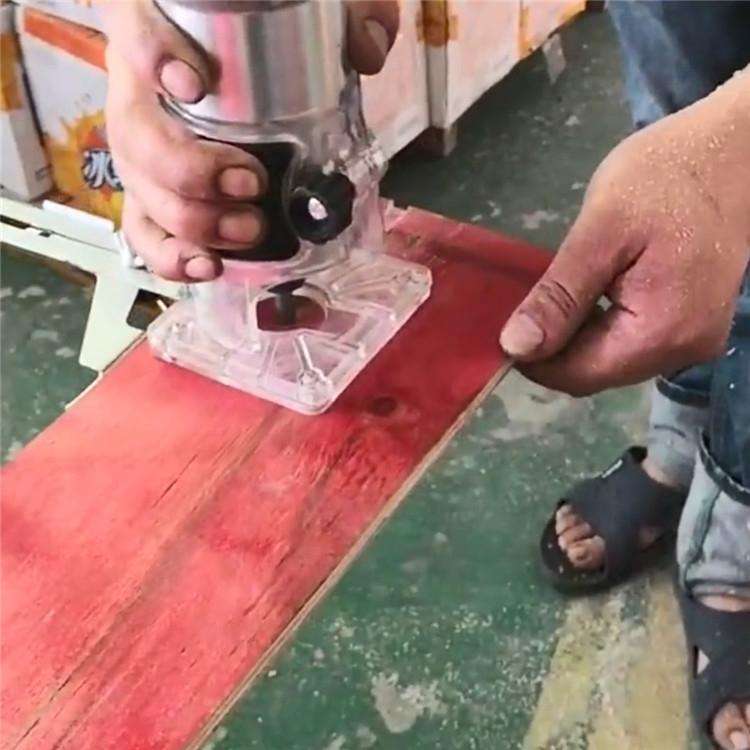 H-6 Woodworking Electric Trimming And Slotting Engraving Machine, Plug Type:EU Plug