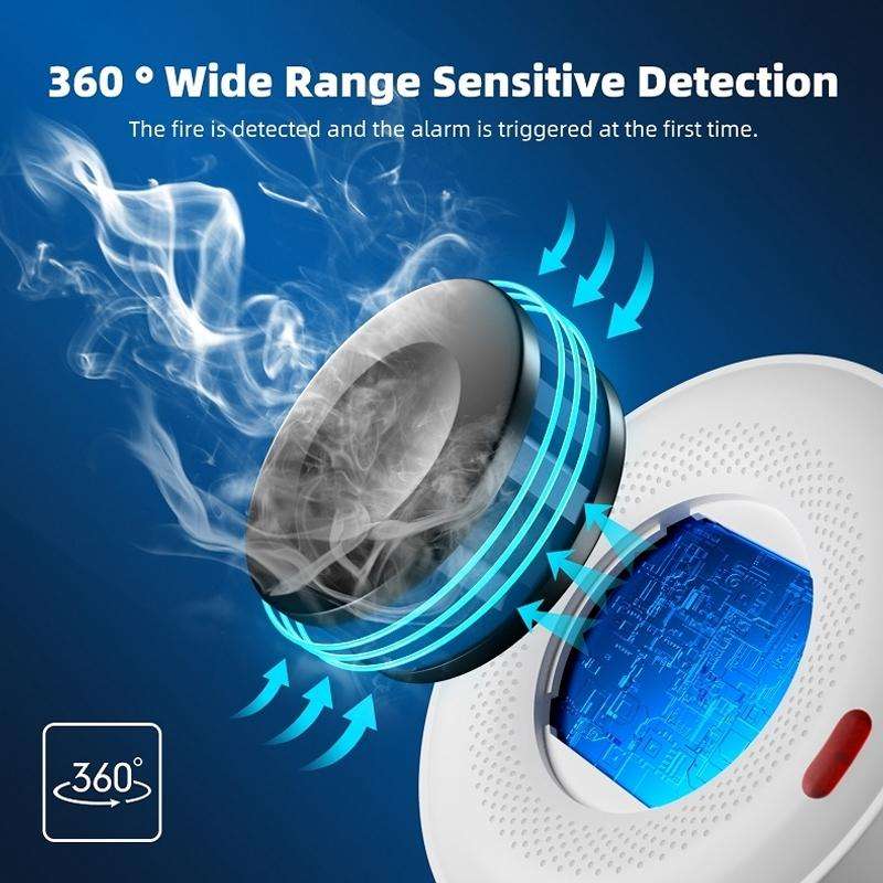 Intelligent Smoke Alarm Remote Fire Smoke Detector, Model: A500 Wireless 433