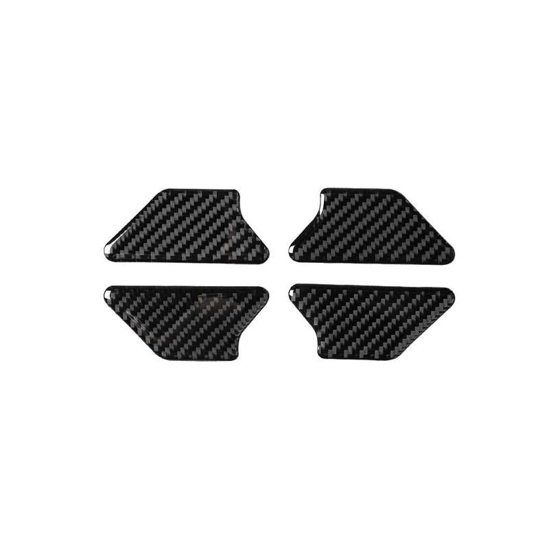 Carbon Fiber Car Inner Door Bowl Panel Decorative Sticker for Volkswagen Golf 6 2008-2012