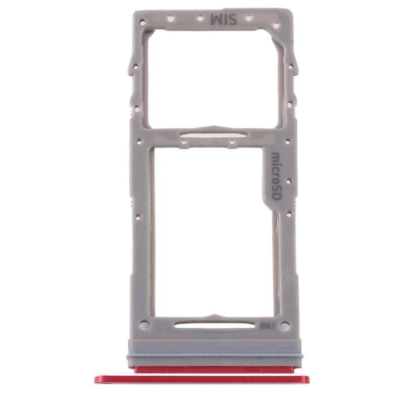 For Samsung Galaxy Note 10 Lite SM-N770 SIM Card Tray + Micro SD Card Tray (Red)