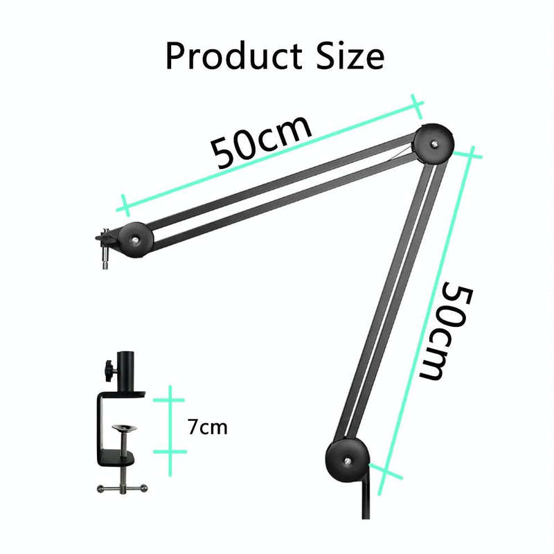 Microphone Desktop Cantilever Stent 360 Degree Rotating Bracket(GAZ-40 W)