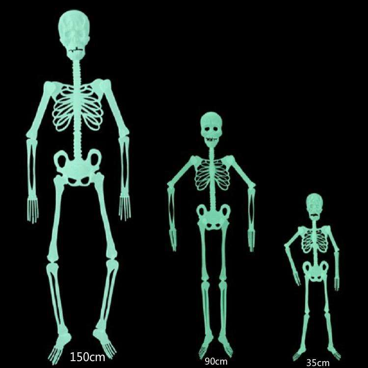 Luminous Skeleton Halloween Activity Props Bar Haunted House Decoration Supplies Fluorescent Skel...