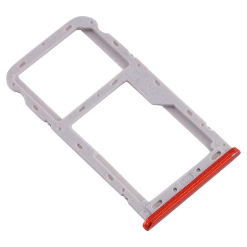 For Meizu M6T SIM Card Tray + SIM / Micro SD Card Tray (Red)