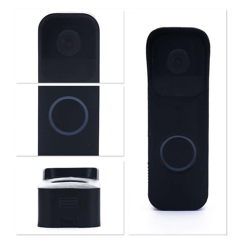 Silicone Cover for Blink A363 Wireless Doorbell(Black)