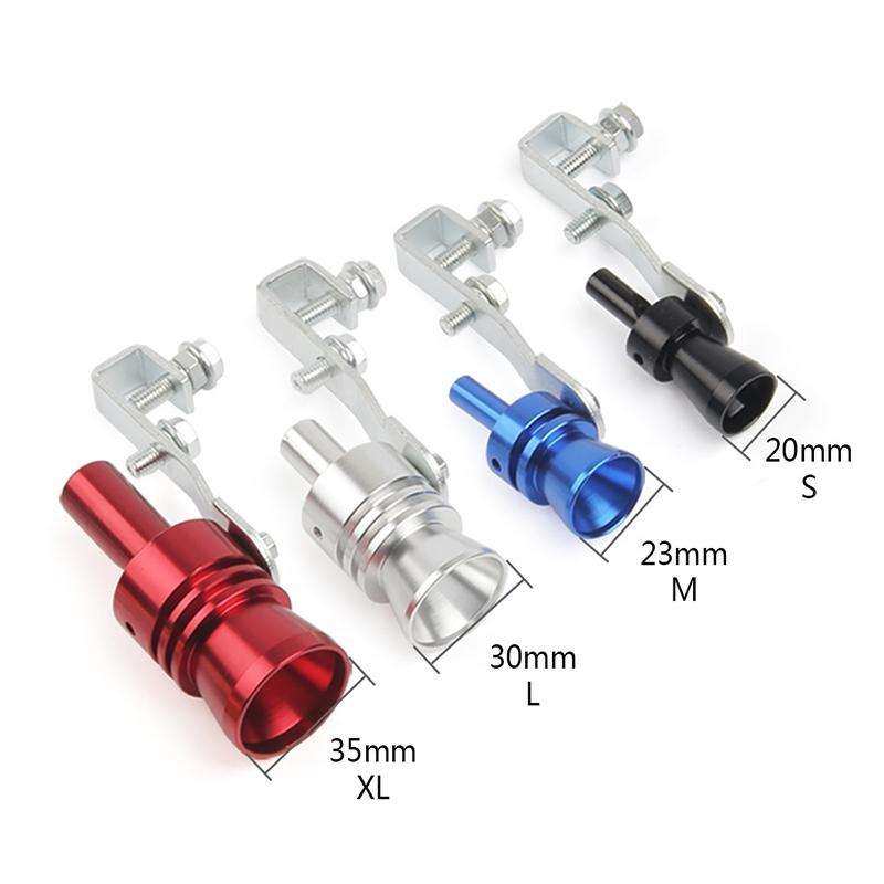 Universal Aluminum Turbo Sound Exhaust Muffler Pipe Whistle Car / Motorcycle Simulator Whistler, ...