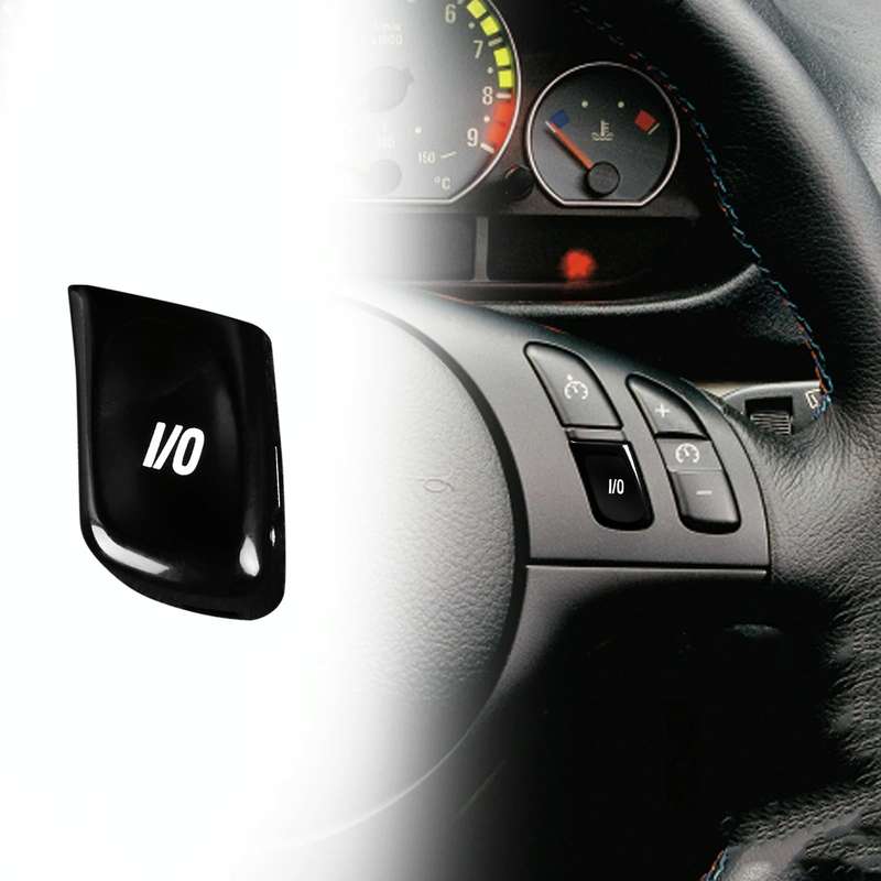Car Audio Voice Button for BMW M3 E46 1998-2004,Left and Right Drive(Black)