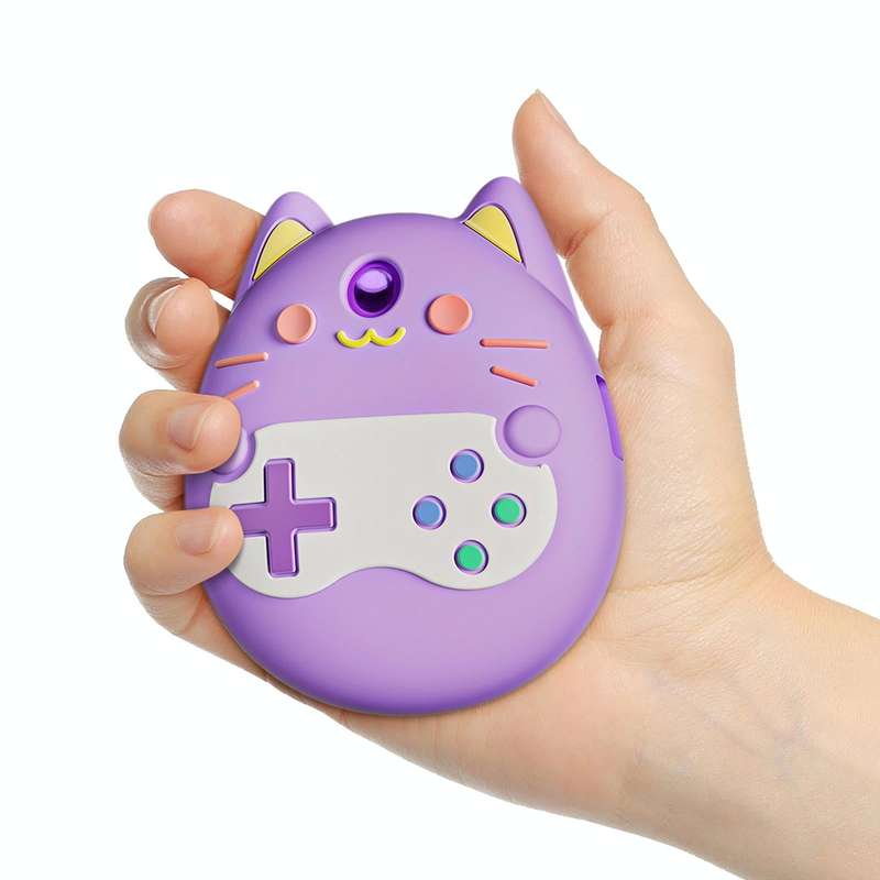 For Tamagotchi pix Silicone Cartoon Electronic Pet Protective Case(Green)