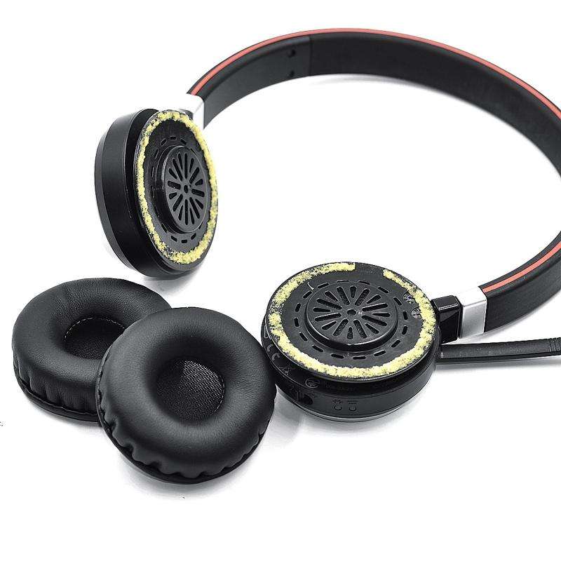 1 Pair Headphone Cover for Jabra Evolve 20 20SE 30 30II 40 65 65+, Color: Original