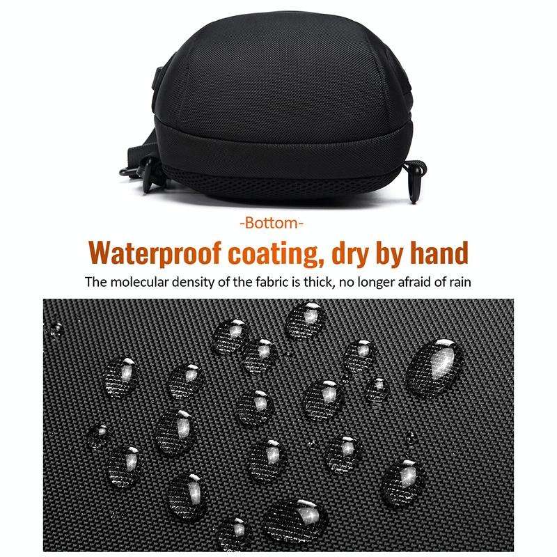 OZUKO 9223 Anti-theft Men Chest Bag Waterproof Crossbody Bag with External USB Charging Port, Sty...