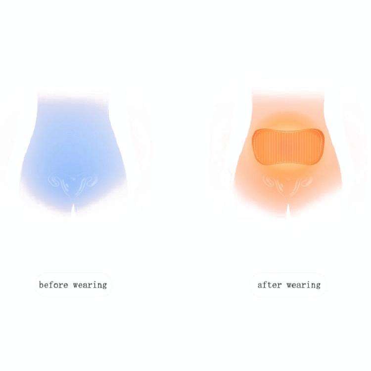 Electric Heating Uterus Warming Belt, Specification: English(White)
