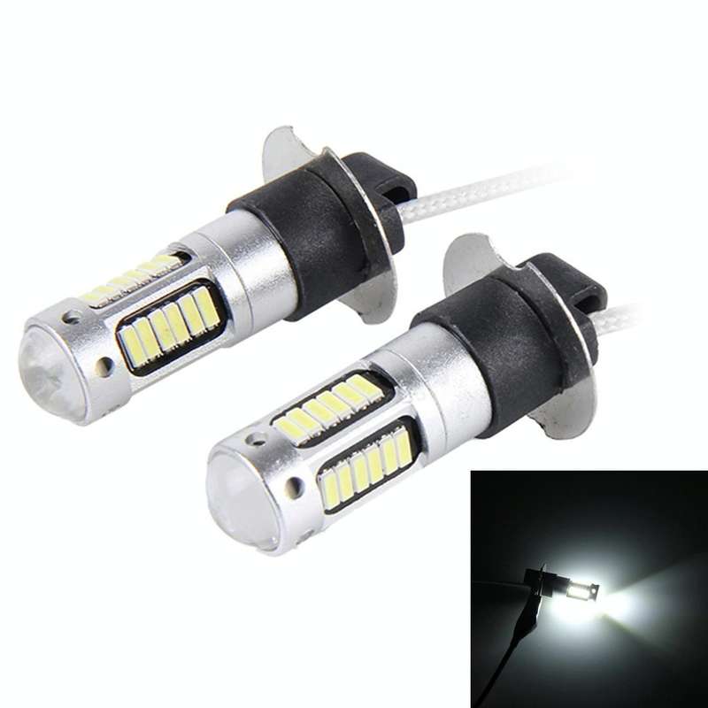 2 PCS H3 5W 30 SMD-4014 LEDs Car Fog Light, DC 12V(White Light)