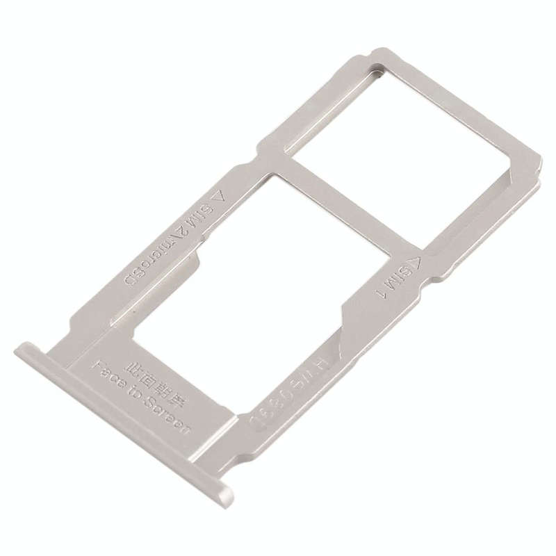 For OPPO R11 SIM Card Tray + SIM Card Tray / Micro SD Card Tray (Silver)