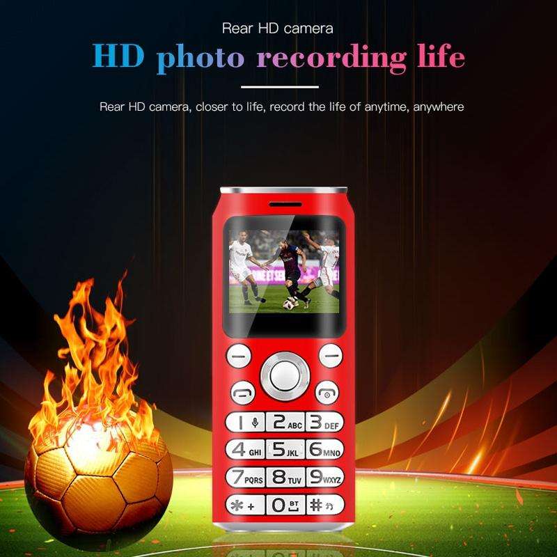 Satrend K8 Mini Mobile Phone, 1.0 inch, Hands Free Bluetooth Dialer Headphone, MP3 Music, Dual SI...