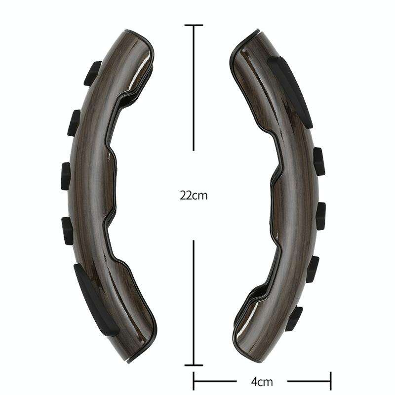Car Universal Steering Wheel Spinner Knob Auxiliary Booster Aid Control Handle (Brown)