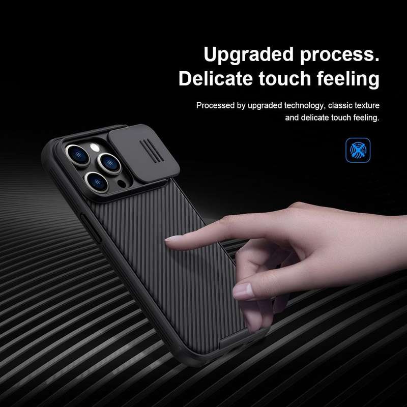 For iPhone 14 Pro Max NILLKIN CamShield Pro Protective Phone Case(Black)