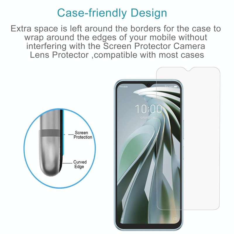 For ZTE Libero 5G IV 50pcs 0.26mm 9H 2.5D Tempered Glass Film