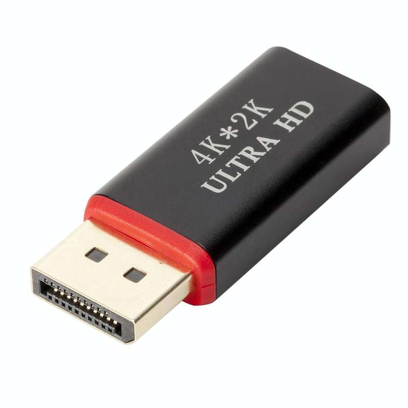 4K x 2K Display Port to HDMI Converter(Black)