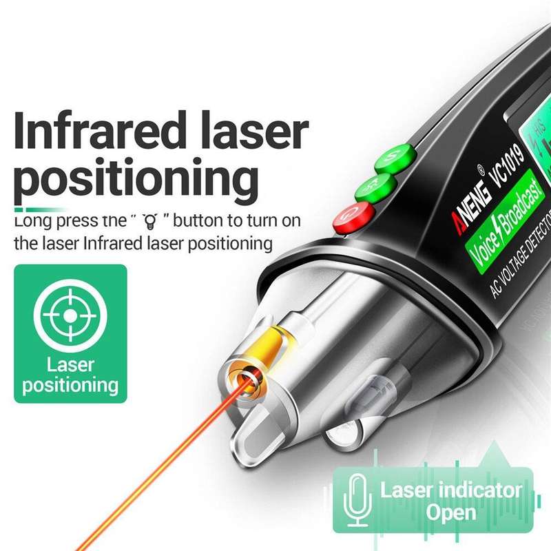ANENG VC1019 Non-Contact Induction Electric Pen High-Precision Line Detection Breakpoint Voice Te...