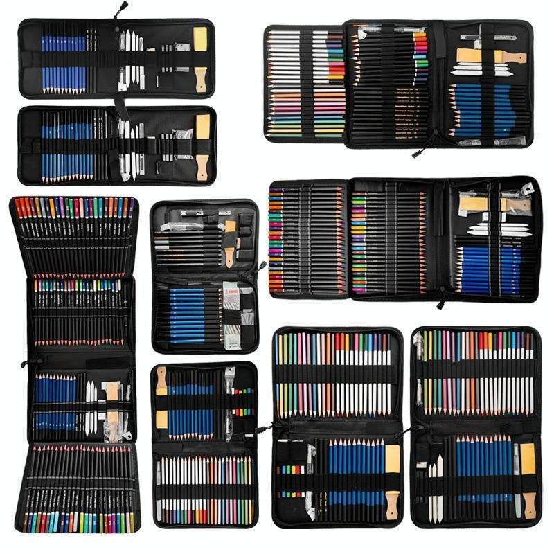 40pcs/set Sketch Color Pencil Set Art Student Drawing Kit