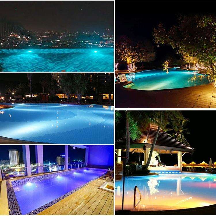 Swimming Pool ABS Wall Lamp LED Underwater Light, Power:24W(Red)