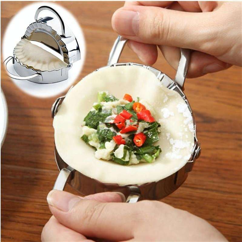 Stainless Steel Dumpling Maker Dough Cutter Dumpling Mould Kitchen Accessories Pastry Tools, Spec...