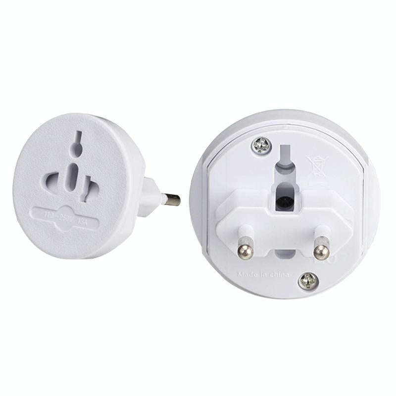 All in 1 EU + AU + UK + US Plug Travel Universal Adaptor(White)
