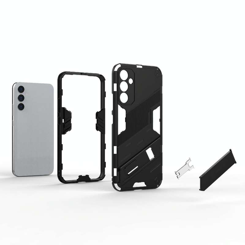 For Samsung Galaxy A34 5G Punk Armor 2 in 1 PC + TPU Phone Case(Black)