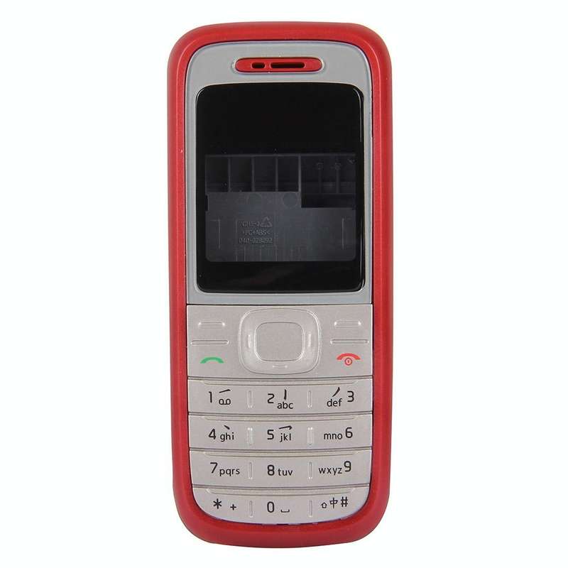 Full Housing Cover (Front Cover + Middle Frame Bezel + Battery Back Cover) for Nokia 1200 / 1208 ...