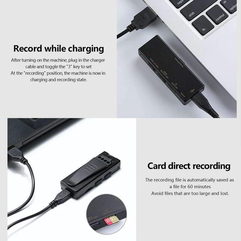 Z8 HD 1080P Surveillance Camera Recorder Pen with Clip(Black)