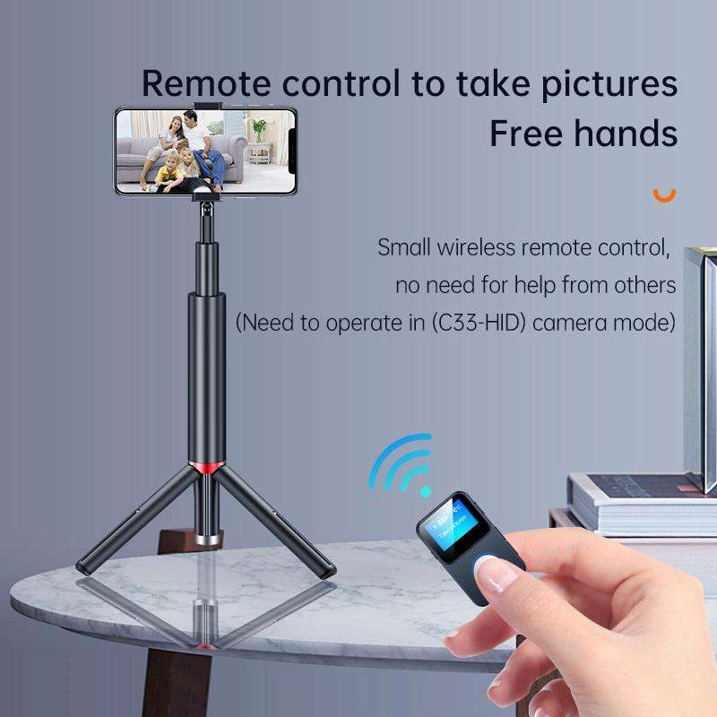 C33 Bluetooth 5.0 Audio Receiver Transmitter Portable MP3 Player with LCD Display Support Remote ...