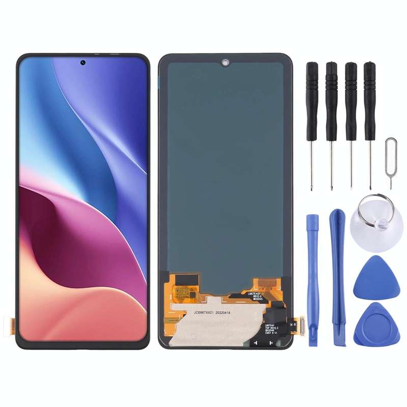 OLED Material LCD Screen and Digitizer Full Assembly For Xiaomi Redmi K40/Redmi K40 Pro/Redmi K40...