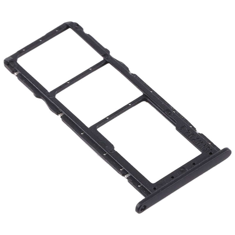 SIM Card Tray + SIM Card Tray + Micro SD Card Tray for Huawei Y8s (Black)