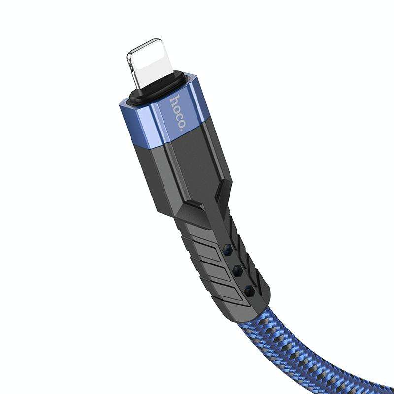 hoco U110 20W USB-C / Type-C to 8 Pin PD Charging Data CableLength1.2m(Blue)