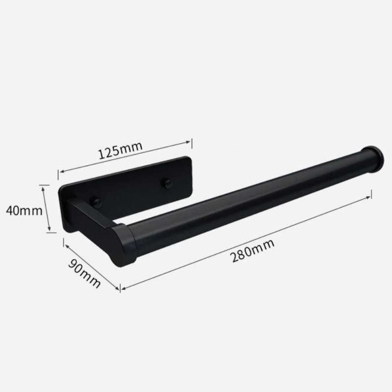 Kitchen Paper Towel Rack Lazy Rag Rack Wall Mount Bracket Roll Paper Holder