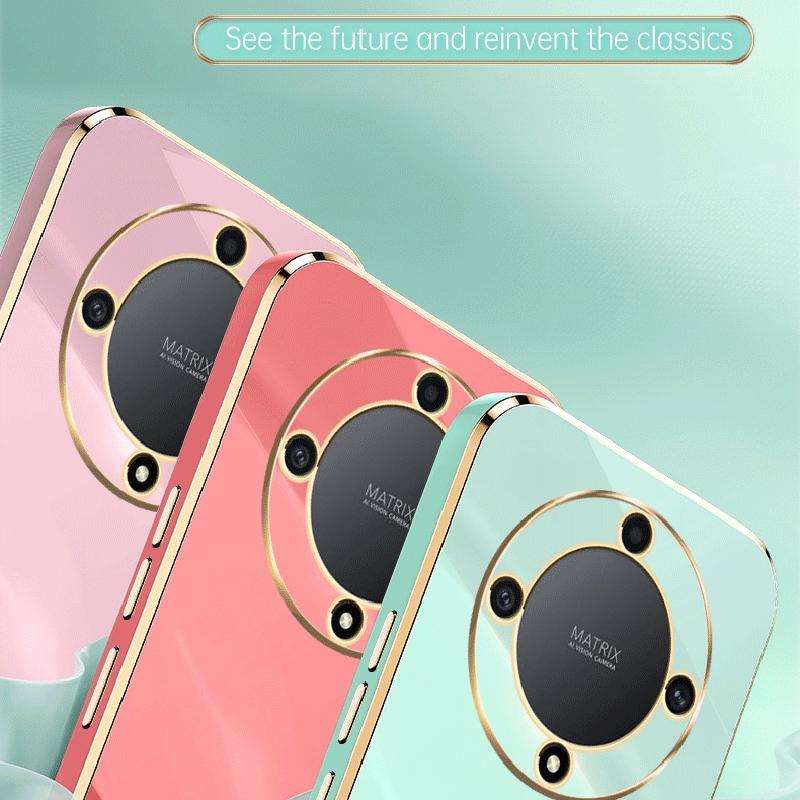 For Honor X9a 5G XINLI Straight Edge 6D Electroplate TPU Phone Case(White)