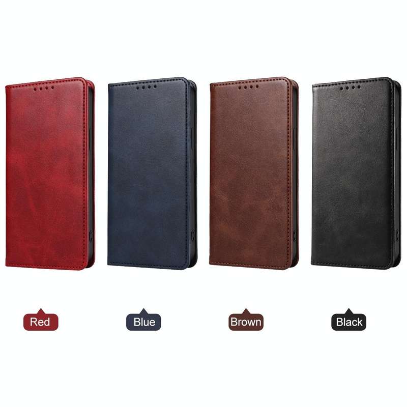 For OPPO A53s Magnetic Closure Leather Phone Case(Blue)
