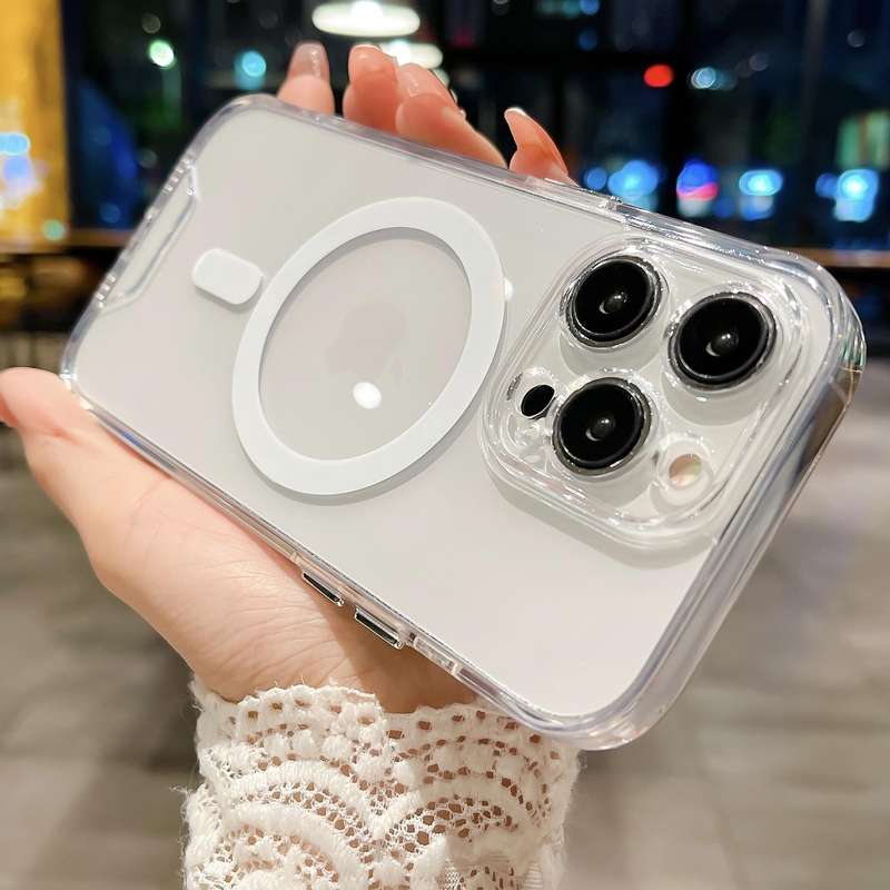 For iPhone 11 Pro Max MagSafe Space Phone Case(Transparent)