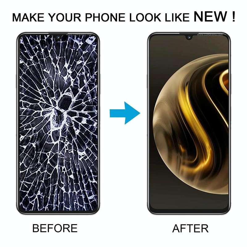 For Huawei Nova Y72 Original LCD Screen Digitizer Full Assembly with Frame (Black)