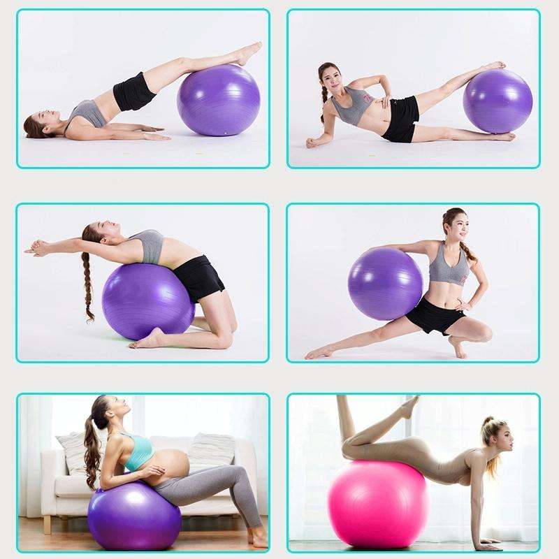 Thickening Explosion-proof Big Yoga Ball Sport Fitness Ball Environmental Pregnant Yoga Ball, Dia...