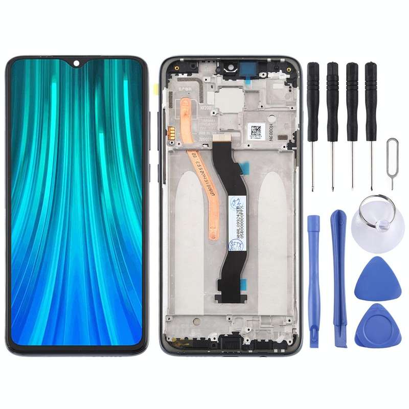 TFT LCD Screen for Xiaomi Redmi Note 8 Pro Digitizer Full Assembly with Frame (Double SIM Card Ve...