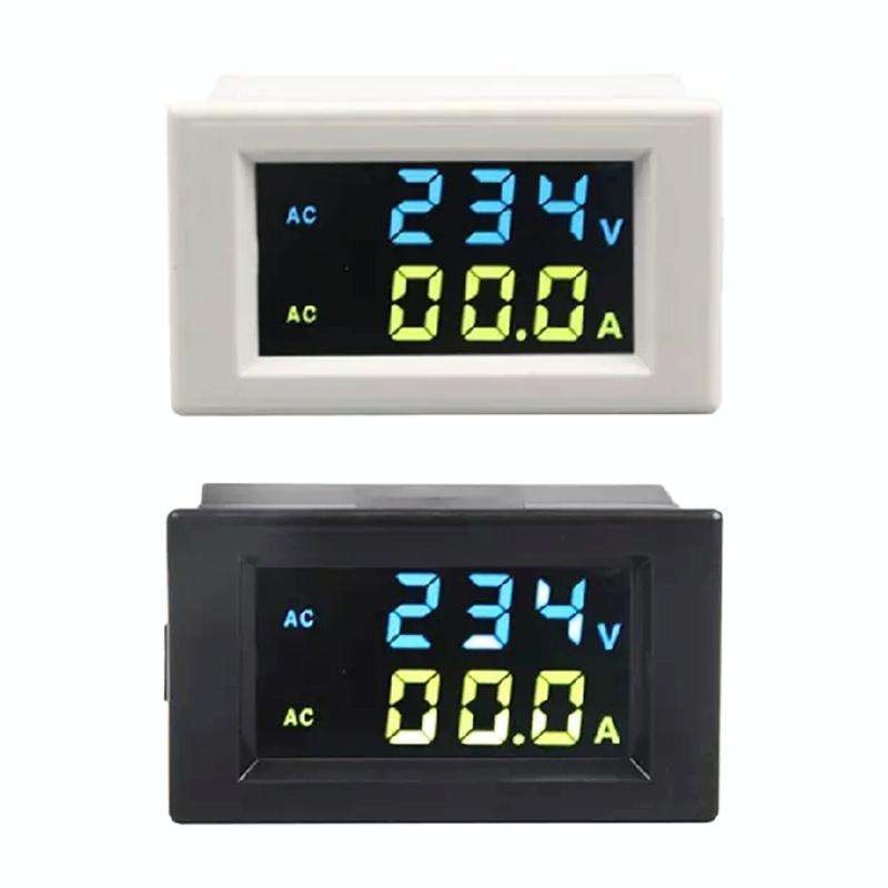 D85-2042A 110V 220V 380V 100A Digital AC Voltmeter Ammeter Current Amps Volt Meter LCD Panel Moni...