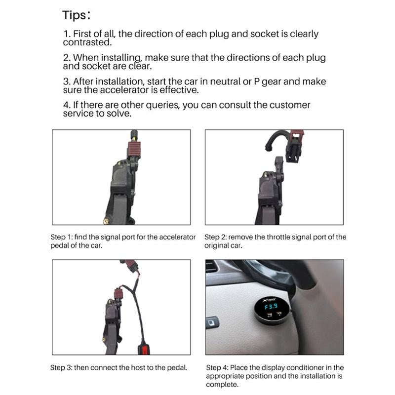 For Ford Ranger 2012-2019 TROS CK Car Potent Booster Electronic Throttle Controller