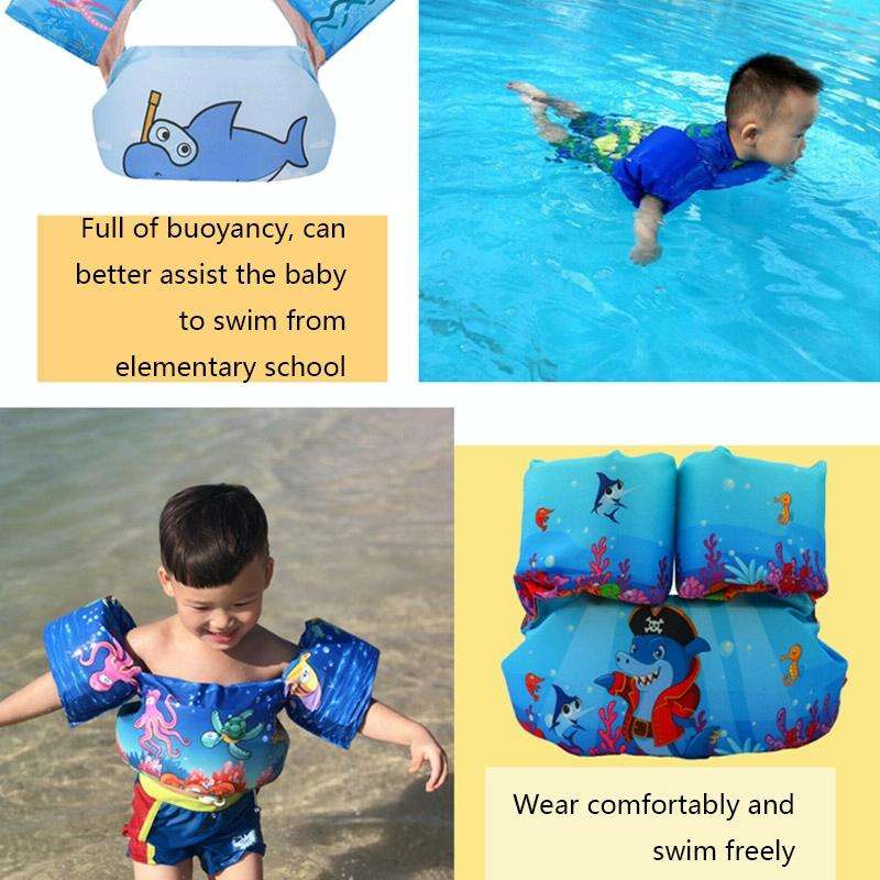Children Swimming Foam Arm Ring Baby Swimming Equipment Floating Ring Water Sleeve Buoyancy Vest(...