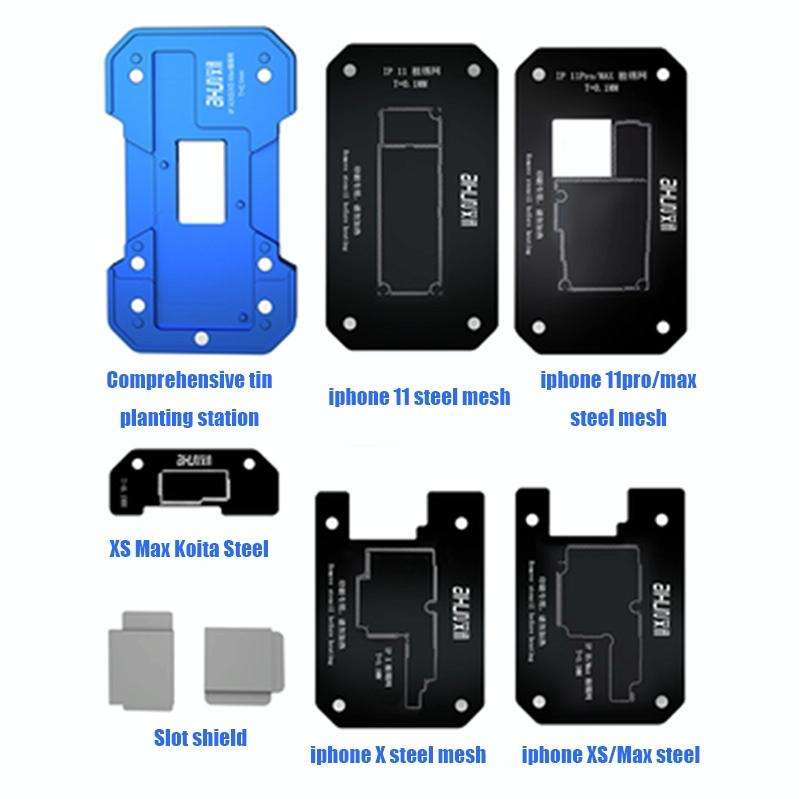 AIXUN FT06 Pro 6 in 1 PCB Printing Reballing Platform For iPX-iP11 Pro Max