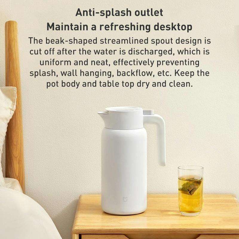 Original Xiaomi Mijia 1.8L Thermal Insulation Kettle(White)